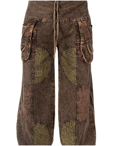 Pantalon sarouel unisexe en coton de...