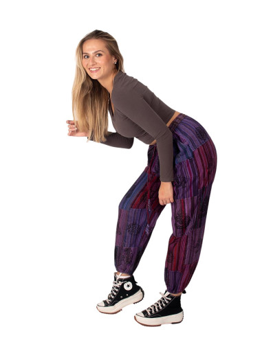 pantalon-unisex-morado-boho-algodon