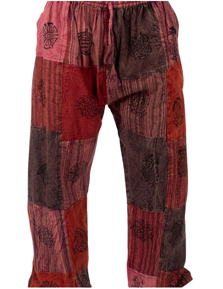 Pantaloni harem patchwork unisex in vari colori