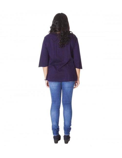 camiseta-mujer-tallas-grandes-azul