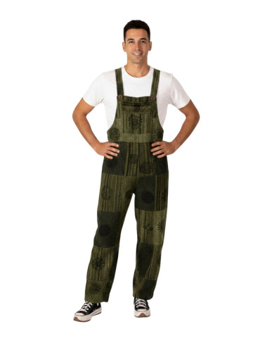Unisex Patchwork-Overall... 2