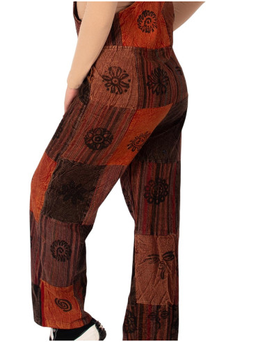 Unisex Patchwork-Overall aus handgefertigter...
