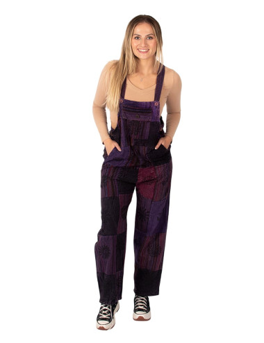 Unisex patchwork jumpsuit... 2