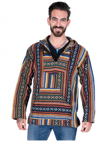 Unisex-Boho-Sweatshirt aus handgefertigter...