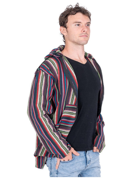 Unisex hippie jacket made of handmade cotton – Authentic boho style