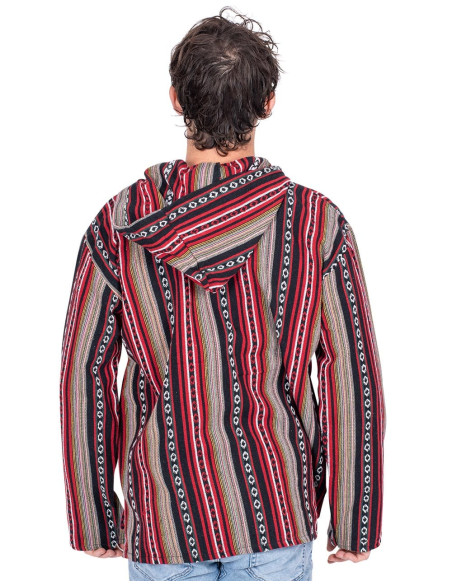 Veste hippie unisexe en coton fait main – Style bohème authentique