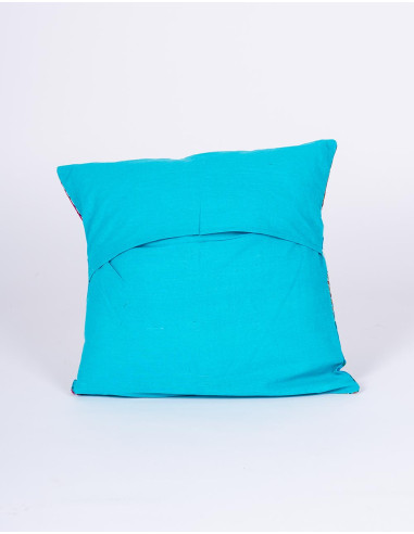 Copricuscino Kimago azzurro floreale 40x40 cm...
