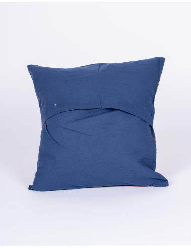 Blauer Baumwollkissenbezug... 2