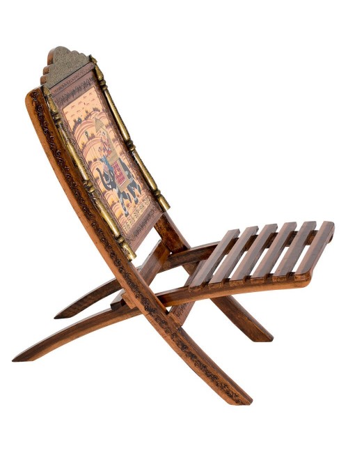 chaise-fait-main-bois-inde-rajasthan-jaipur-front