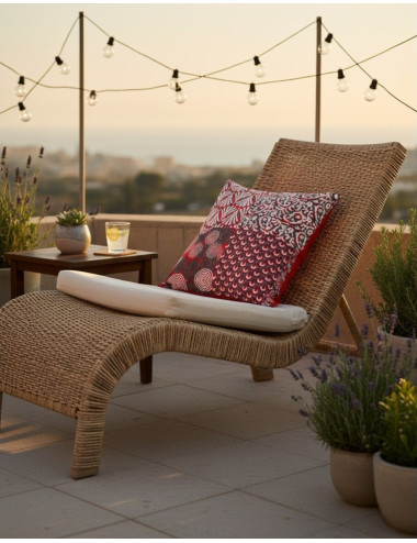 Capa de almofada em tons de...