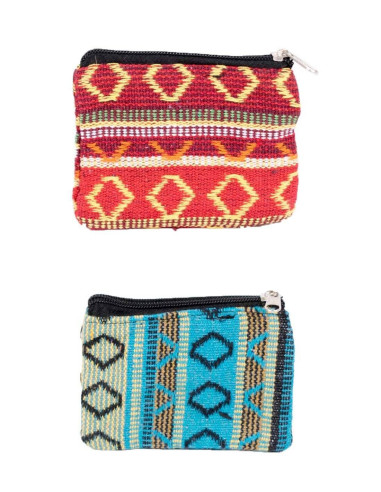 Porte-monnaie ethnique indien fait main –...
