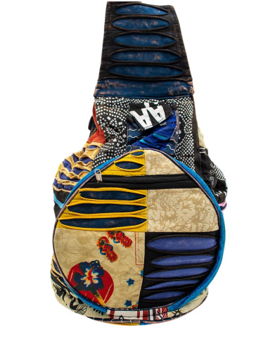 Mochila Hippie Patchwork que se transforma em...