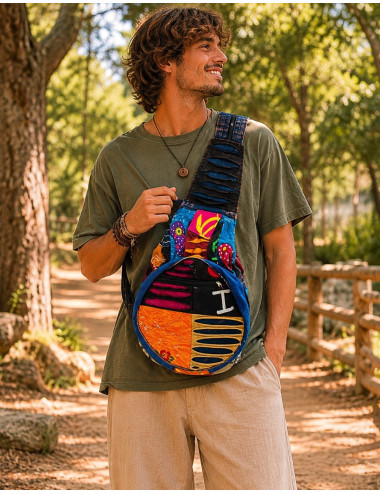 Zaino hippie patchwork...