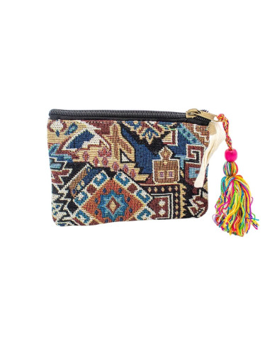 Sac à main unisexe en chanvre avec pompon –...