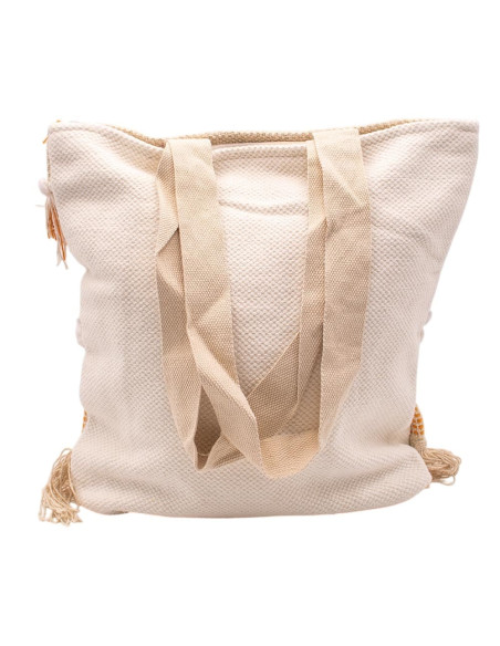 Handmade Boho Bag with Fringe and Pom-Poms – Ethnic Indian Style