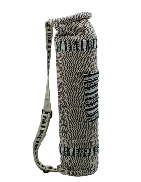 Hanf-Yogamatten-Tasche – handgemachte Boho- Kimago -Hülle