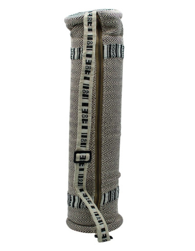 Hanf-Yogamatten-Tasche – handgemachte Boho-...