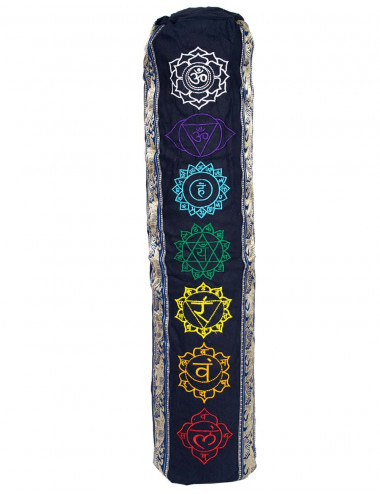 Blaue Yogamatten-Tasche aus...