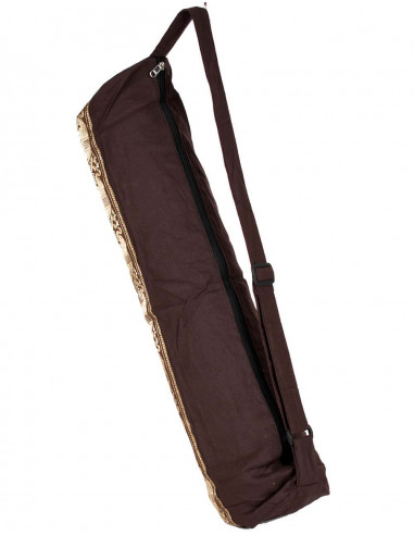 Brown Cotton Yoga Mat Bag – Kimago Cover