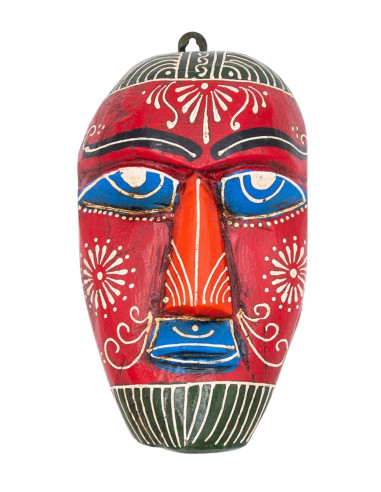 Handmade Decorative Mask with Relief Design –...