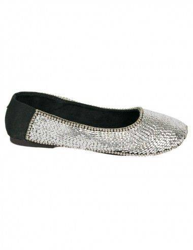 balerina-espadrille-chaussures-chaussures-argent-paire-ethnique 2