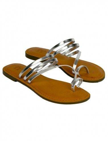 sandalia-dorada-tiras-piel-hippie-par 2