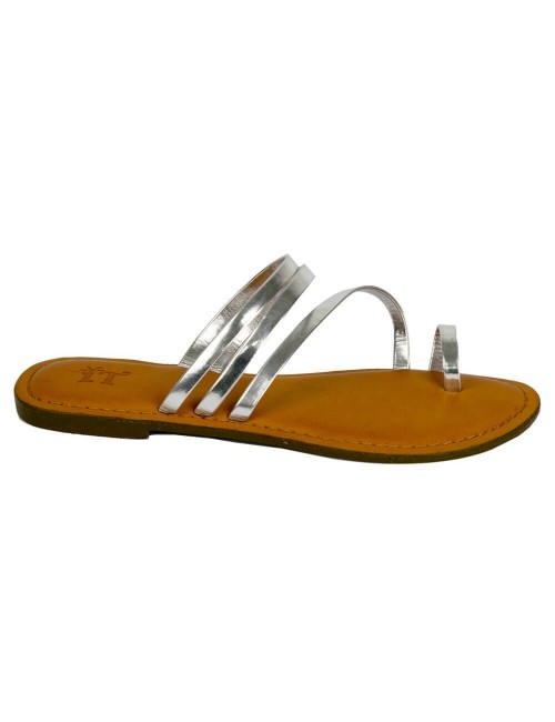 sandale-argent-bandes-cuir-côté hippie