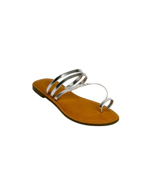 sandalia-plateada-tiras-piel-hippie-perfil