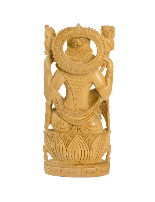 Statue-des-Gottes-des-Geldes-Lakshmi-zurück