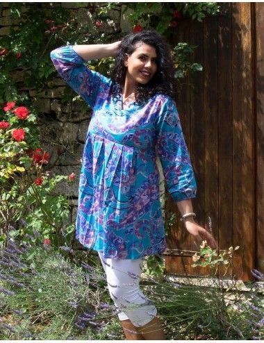 blusa-cachermir-mujer-talla-grande-mangas-y-tablas-celeste