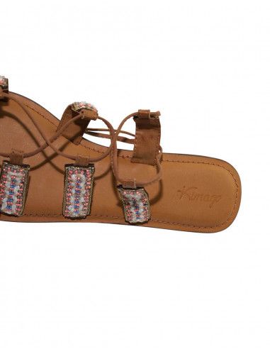 Hippie-Sandale im griechischen Stil