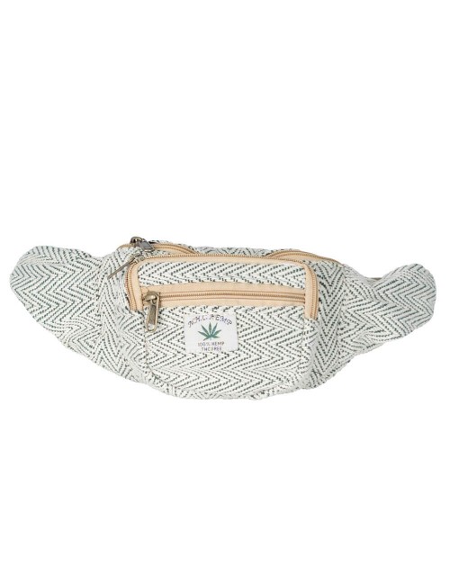 sac banane-couleurs-chanvre-unisexe-hippie-vert
