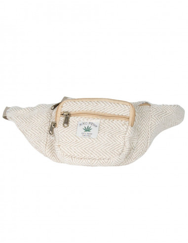 sac banane-couleurs-chanvre-unisexe-hippie-beige